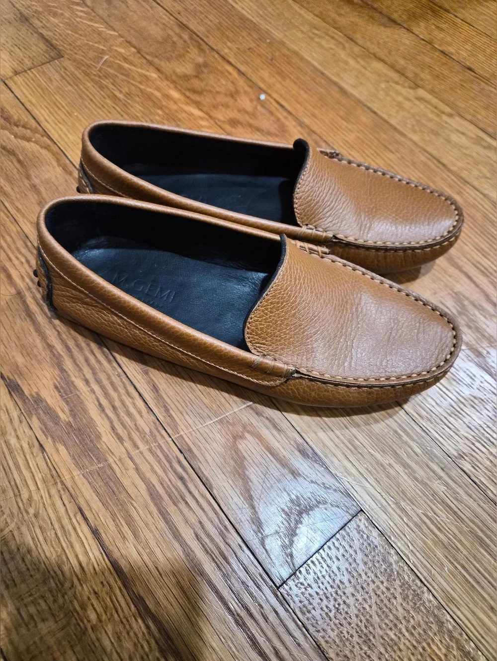 M.Gemi The Felize Driving Loafers Cappuccino Leather EU 36 Women’s Made In Italy